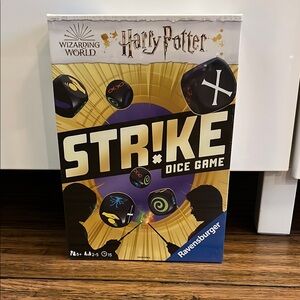 Ravensburger Harry Potter Strike Dice Game - Black, Gold, and White NWT
